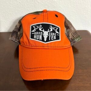 Camo Orange Hard Core Hunter Cap